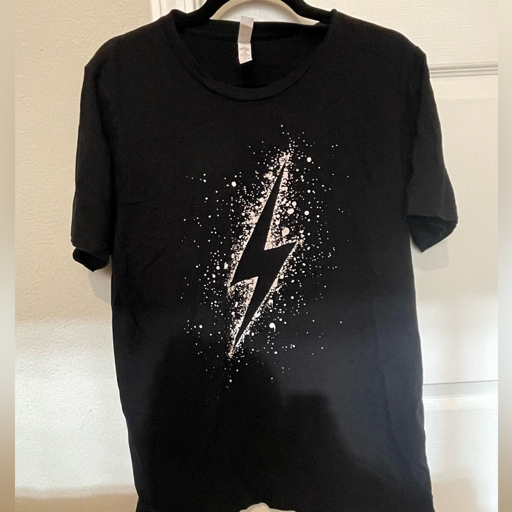 Black Lightening Bolt T-Shirt